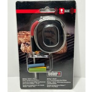 Weber iGrill Pro Meat Temperature Probe Stainless Steel‎ 7211 New